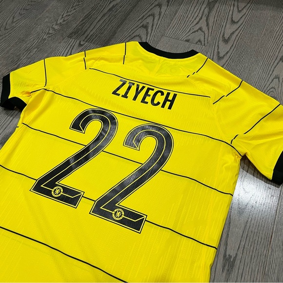 Chelsea FC Nike Away Football Jersey 2021/2022 DRI-FIT ADV ZIYECH #22 L BNWT - Picture 3 of 8